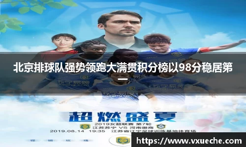 北京排球队强势领跑大满贯积分榜以98分稳居第一